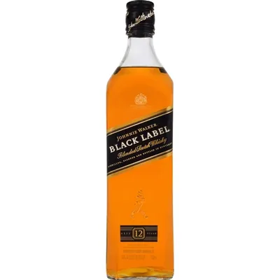 Johnnie Walker Black Label Blended Scotch Whisky Gift Pack, Includes one 750mL Johnnie Walker Black Label, one 50mL Johnnie Walker Gold Label Reserve, one 50mL Johnnie Walker Double Black Label 750ml Bottle