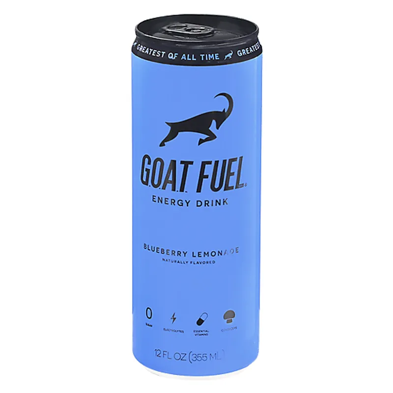 GOAT Fuel Blueberry Lemonade Energy Drink view 1