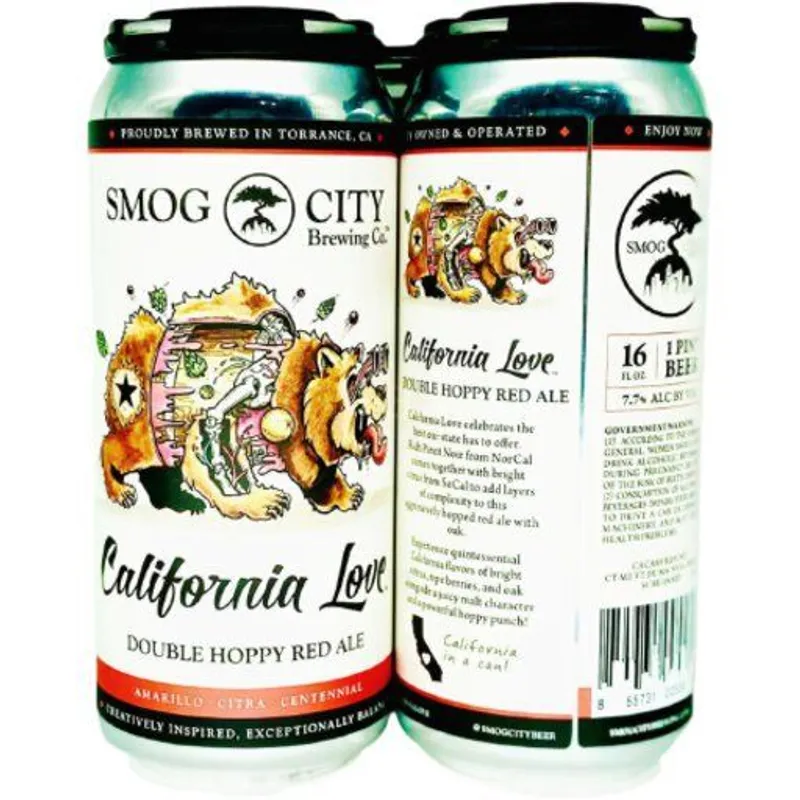 Smog City Brewing California Love Double Hoppy Red Ale view 1