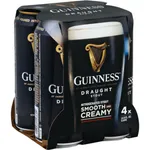Guinness Draught 4 Pack 14.9 oz Cans