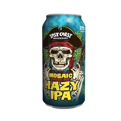 Lost Coast Mosaic Single Hop Hazy IPA 4 Pack 16oz Cans