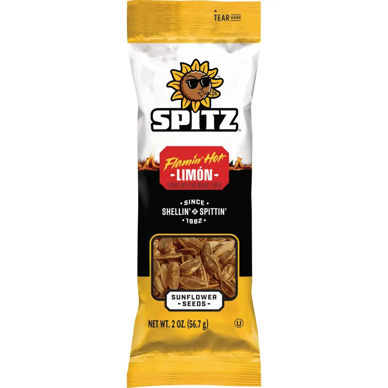 Spitz Flamin' Hot Limon Flavored Sunflower Seeds view 1