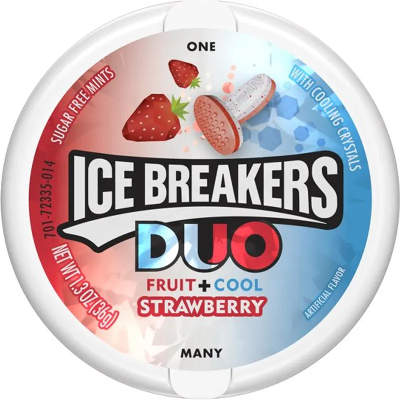 Icebreakers Duo Sugar Free Mints Strawberry Box view 1