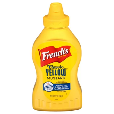 French's Classic Yellow Mustard 12 oz Bottle
