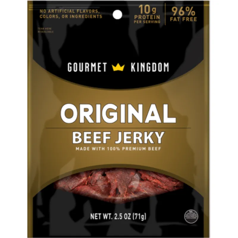Gourmet Kingdom Original Beef Jerky view 1