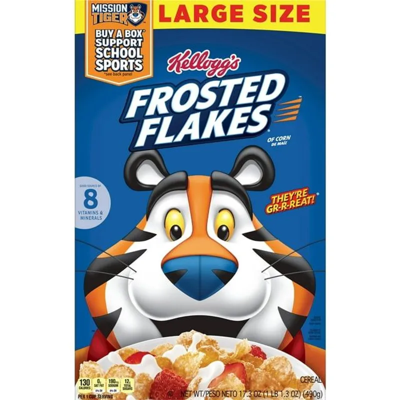 Kellogg's Frosted Flakes Box view 1