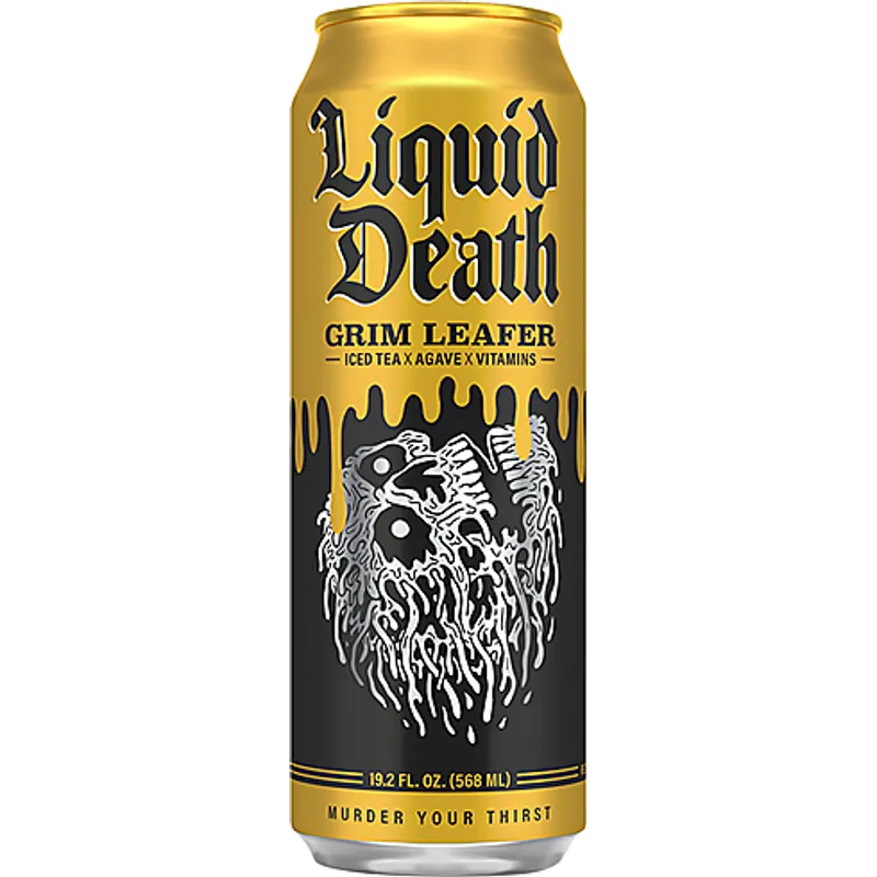 Liquid Death Grim Leafer Tea view 1