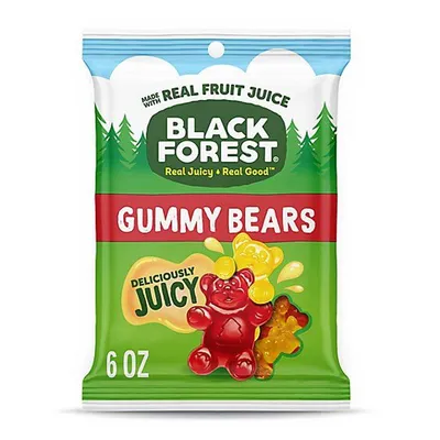 Black Forest Gummy Bears 6 oz Bag