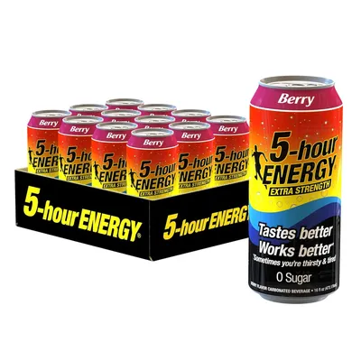 5-Hour Energy Extra Strength Berry 16 fl oz can
