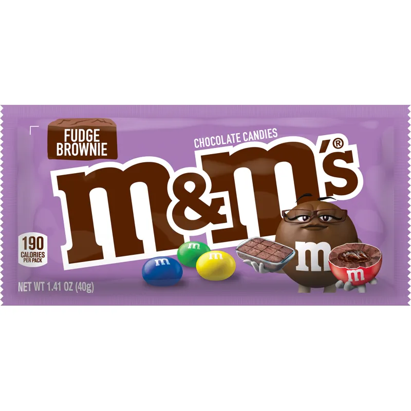 M&M's Fudge Brownie Chocolate Candies Bag view 1