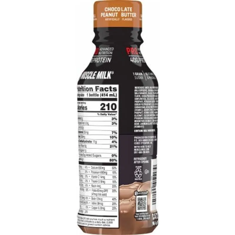 Muscle Milk Protein Shake, Non-Dairy, Chocolate Peanut Butter view 1