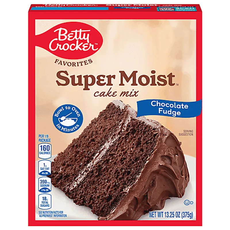 Betty Crocker Super Moist Chocolate Fudge Cake Mix view 1