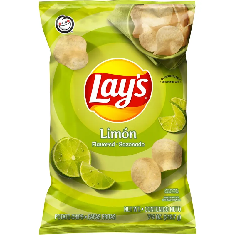Lay's Limon Flavored Potato Chips Bag view 1