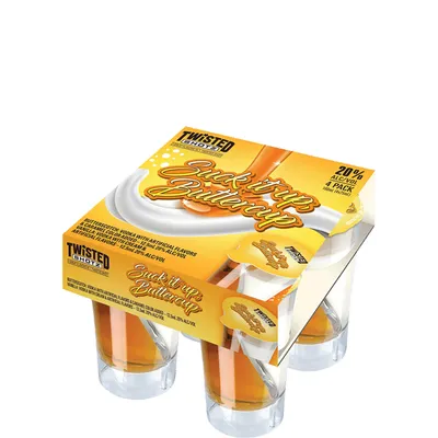 Twisted Shotz Suck It Up Buttercup 4 Pack 100 mL