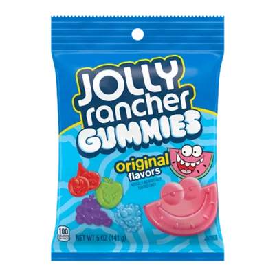 Jolly Rancher Gummies Original Fruit Flavors Candy 5oz Bag