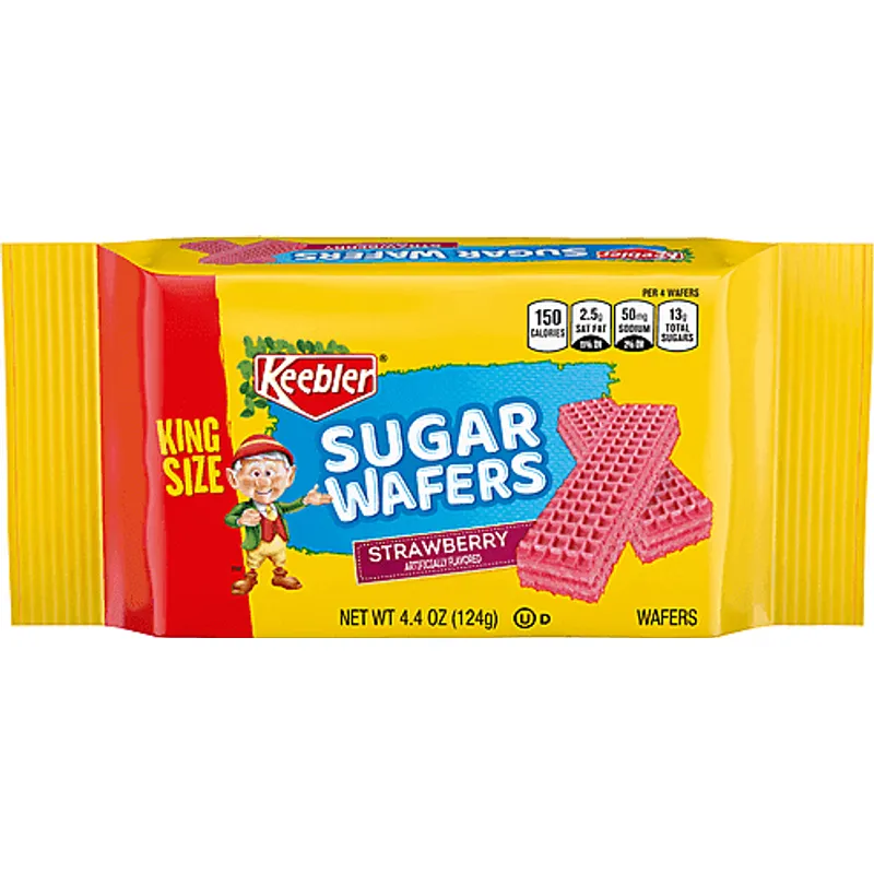 Keebler Sugar Wafers, Strawberry view 1