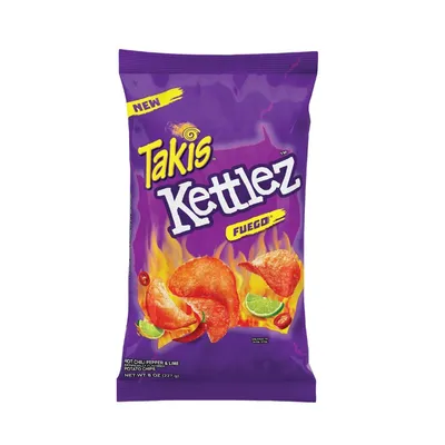 Takis Kettlez Fuego Kettle-Cooked Potato Chips 8 oz Bag