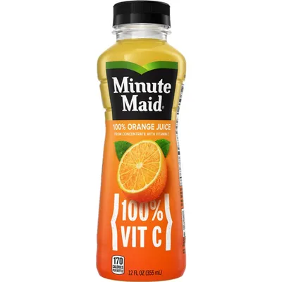 Minute Maid Orange Juice, 12oz mixer