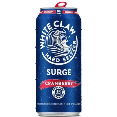 White Claw Hard Seltzer Surge Cranberry 16oz can