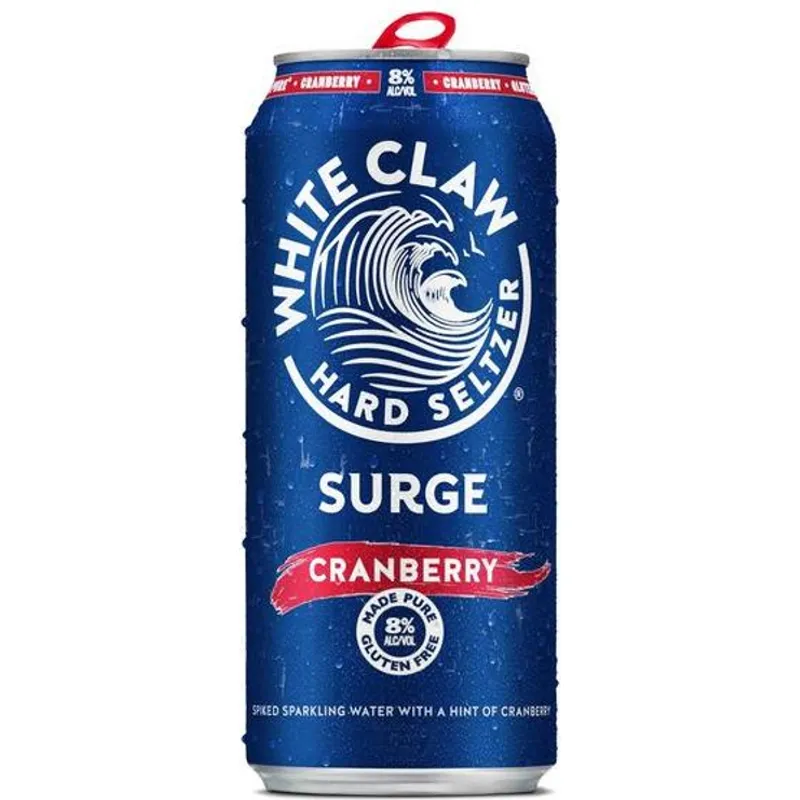 White Claw Hard Seltzer Surge Cranberry view 1
