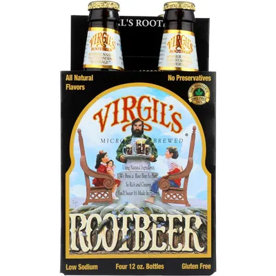 Virgil's Rootbeer 4x 12oz Bottles