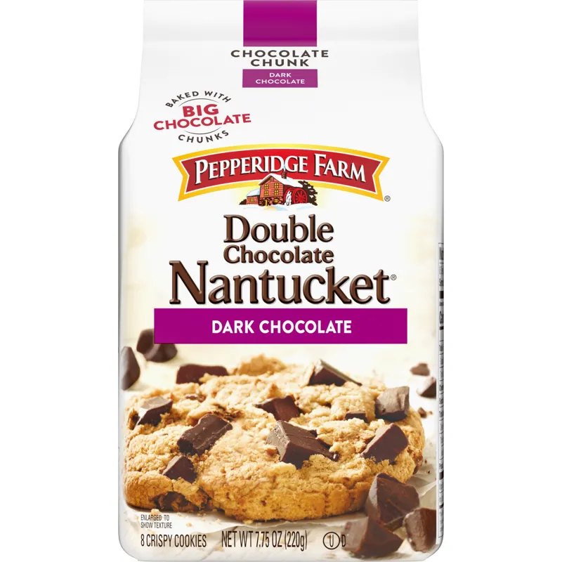 Pepperidge Farm Nantucket Crispy Double Chocolate Chunk Cookies view 1