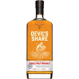 Devils Share California Small Batch Single Malt Whiskey 4 Year