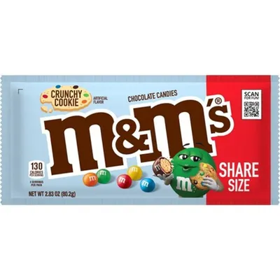 M&M's Crunchy Cookie Milk Chocolate Candy 2.83 oz
