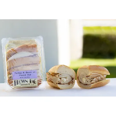 Brown Bag Turkey Bacon French Sub 9.2 oz