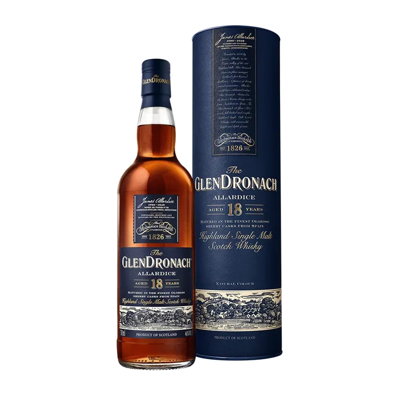 The GlenDronach 18 Year Allardice Highland Single Malt Scotch Whisky view 1