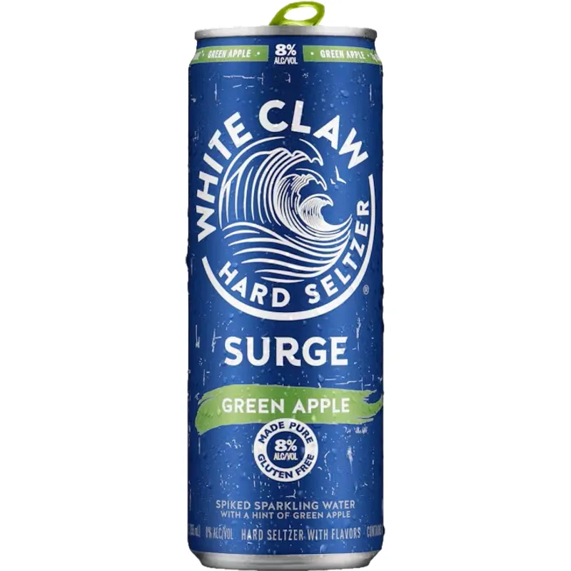 White Claw Hard Seltzer Surge Green Apple view 1