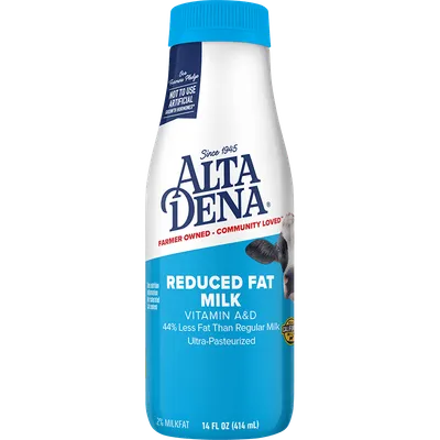 Alta Dena 2% Reduced Fat Milk 14oz Plastic Bottle