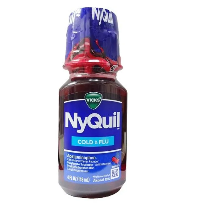 Vicks NyQuil Cold & Flu Cherry view 1