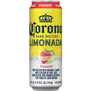 Corona Hard Seltzer Limonada Strawberry Gluten Free Seltzer