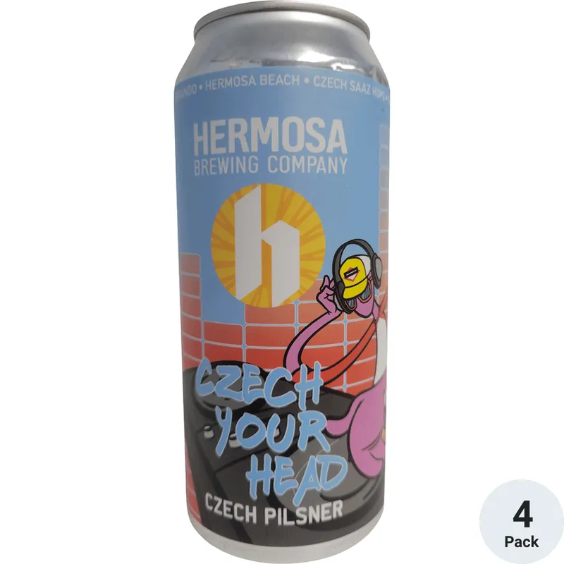 Hermosa Brewing Czech Your Head Czech Pilsner view 1