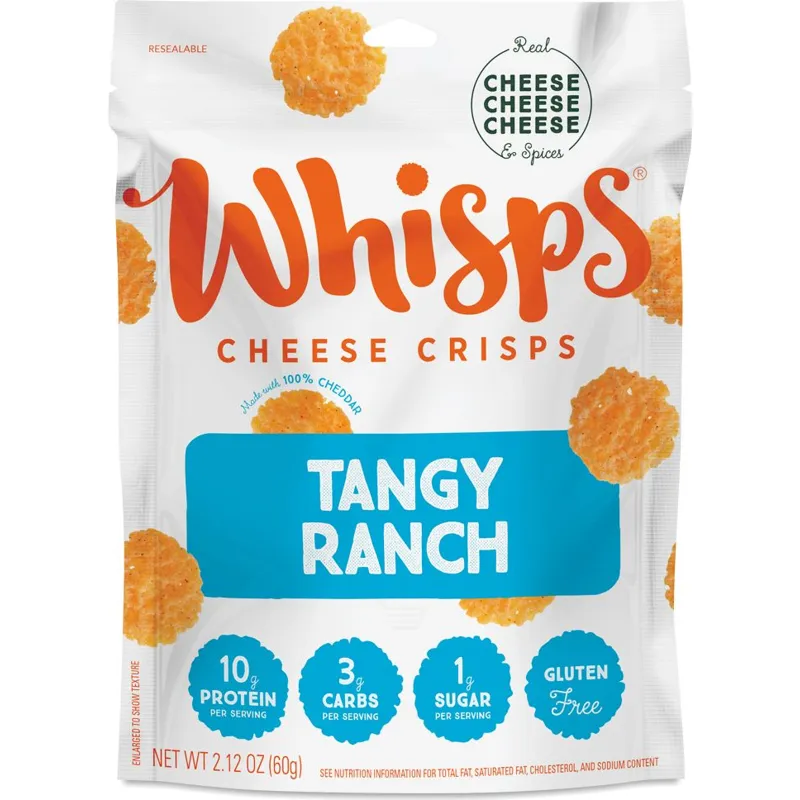 Whisps Cheese Crisps Tangy Ranch Bag view 1