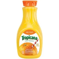 Tropicana Pure Premium Orange Juice No Pulp 12 oz Bottle