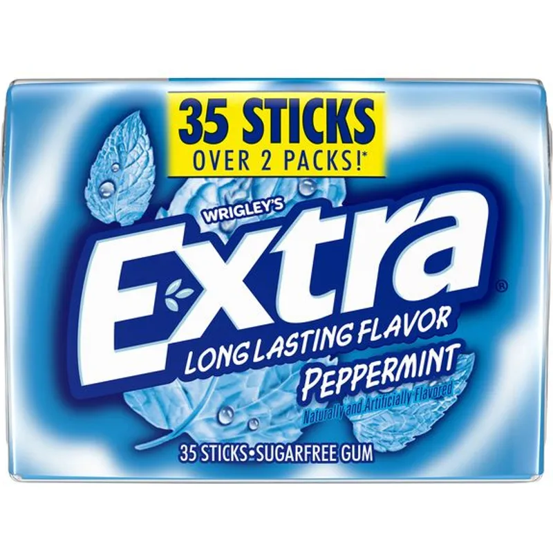 Extra Peppermint Chewing Gum view 1