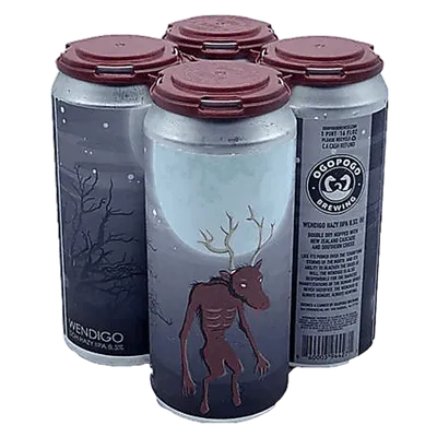 Ogopogo Brewing Wendigo Hazy IPA 16oz Can