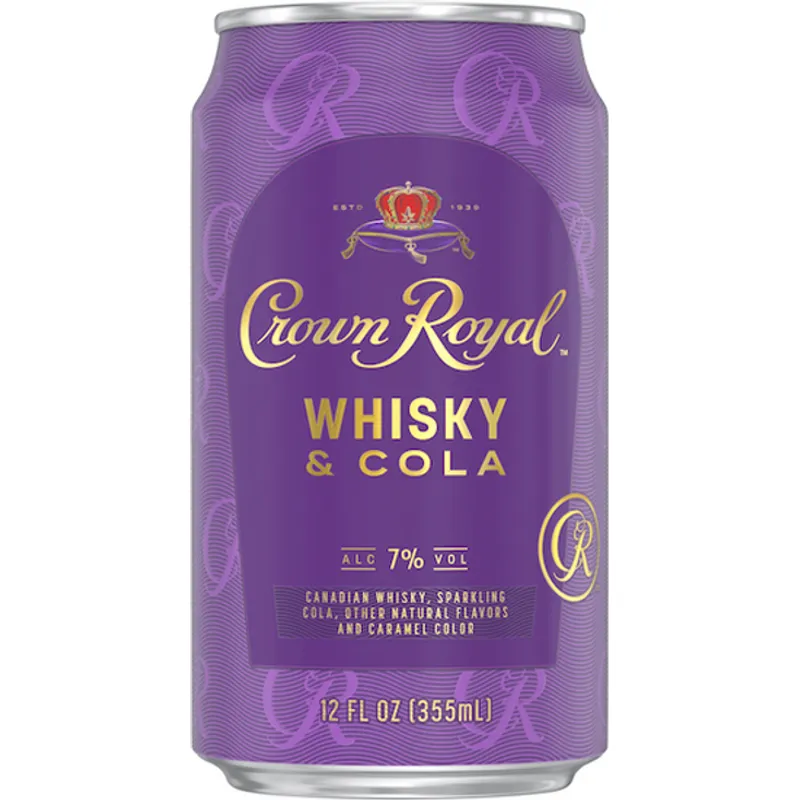 Crown Royal Whisky & Cola Cocktail view 1