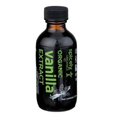 Spicely Organics Vanilla Extract 2 oz Bottle
