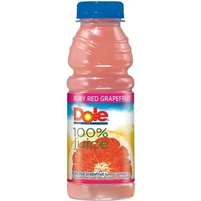 Dole Ruby Red Grapefruit Juice 15.2oz Bottle