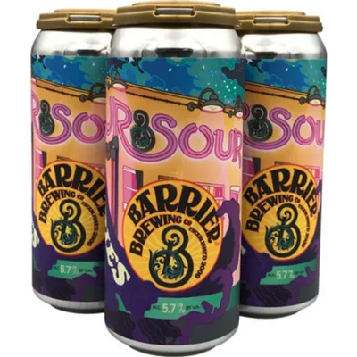 Barrier Brewing Company Our Sour: Bois & Berries Sour 4x 16oz Cans
