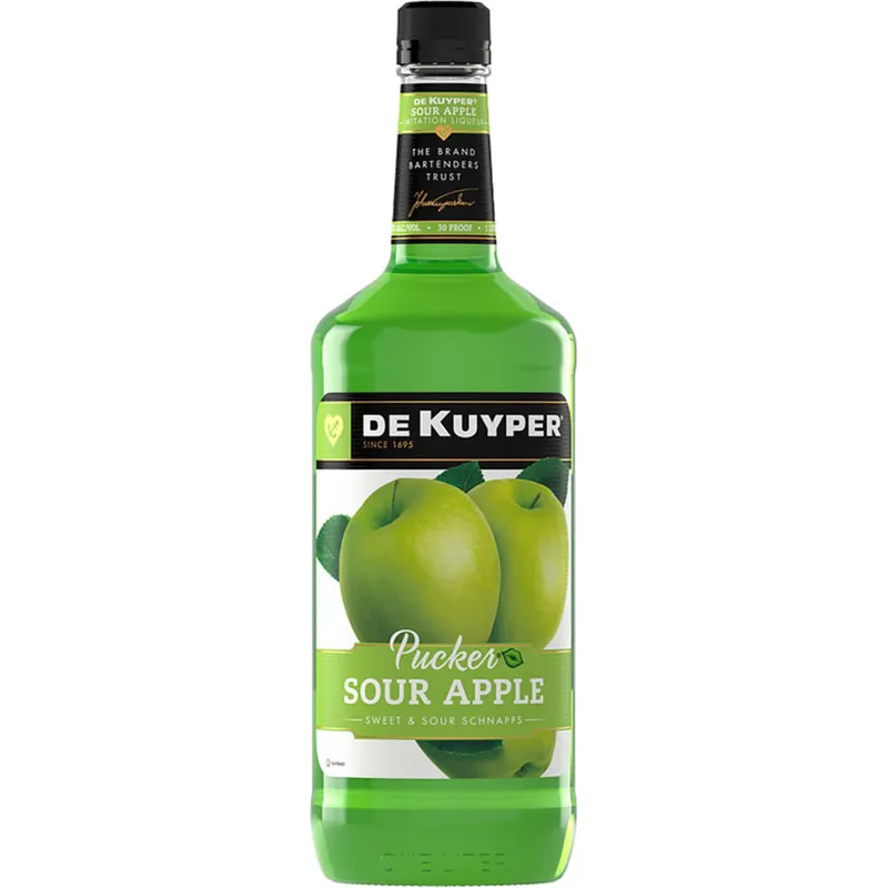 DeKuyper Sour Apple Pucker Schnapps view 1