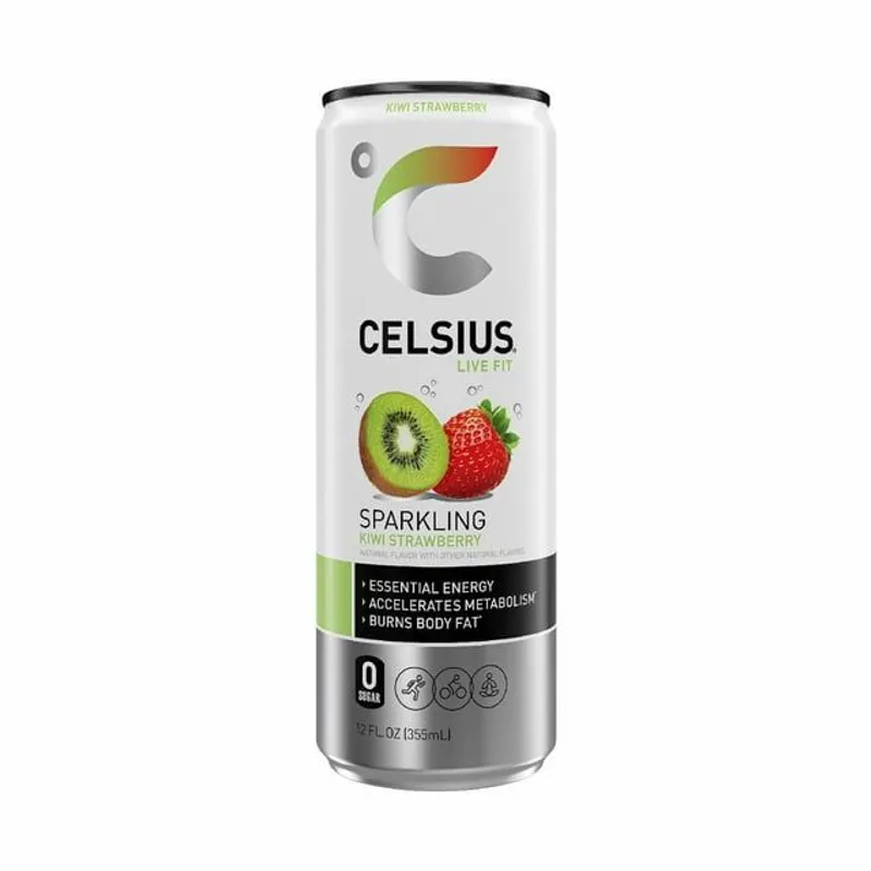 Celsius Sparkling Kiwi Strawberry Energy Drink view 1