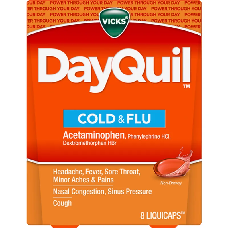 Vicks DayQuil Cold & Flu Box view 1