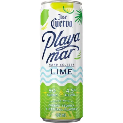 Jose Cuervo Playamar Tequila Seltzer Lime 355ml Can