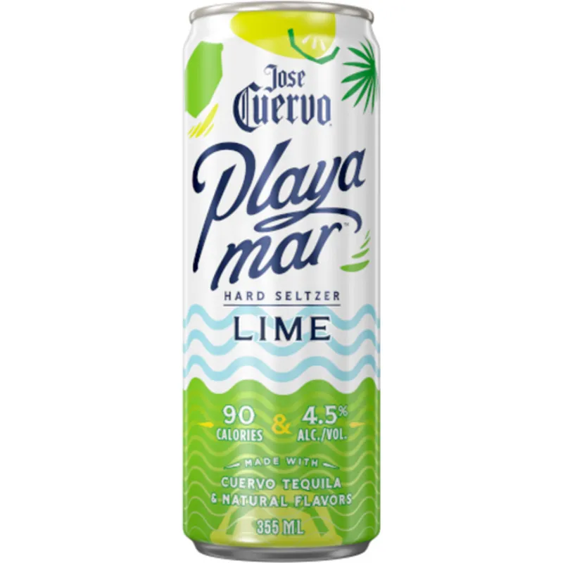 Jose Cuervo Playamar Tequila Sparkling Water Lime view 1