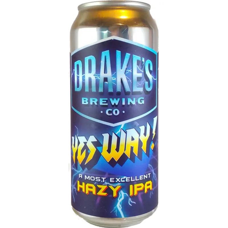 Drake's Brewing Yes Way! Hazy IPA view 1