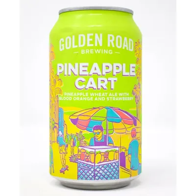Golden Road Pineapple Cart Wheat Ale 12 oz Can